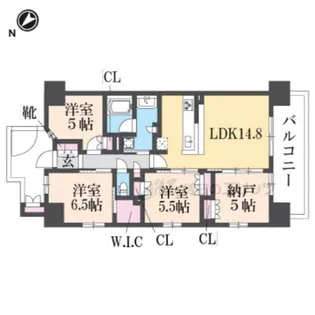 クラッシィハウス京都六地蔵【1833号室】の間取り