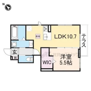 Amulette Nexia Court【1階】の間取り