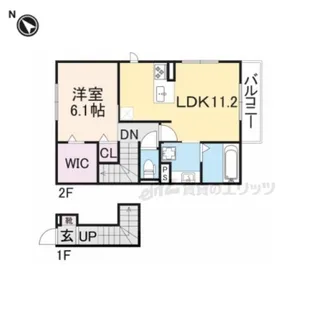 Amulette Nexia Court【2階】の間取り