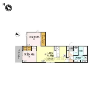 秀豊5号館【202号室】の間取り
