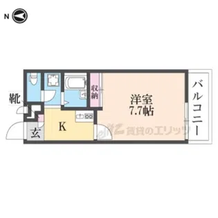 レオパレスターク【302号室】の間取り