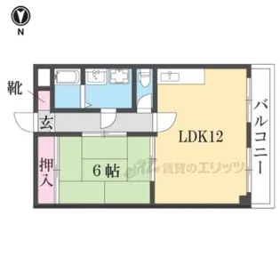 エンゼルコ宮前【3階】の間取り