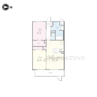 ヴィラ・アーバネット【110号室】の間取り