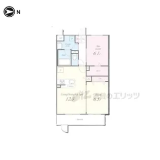 ヴィラ・アーバネット【111号室】の間取り