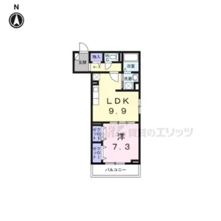 メープルコート小川【2階】の間取り