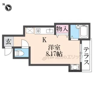 デパール石田【102号室】の間取り