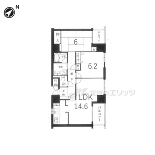 コスモ守山5番館【14階】の間取り