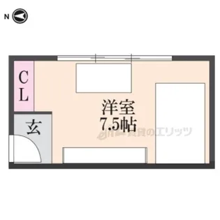 GOODROOM RESIDENCE 奈良【114号室】の間取り