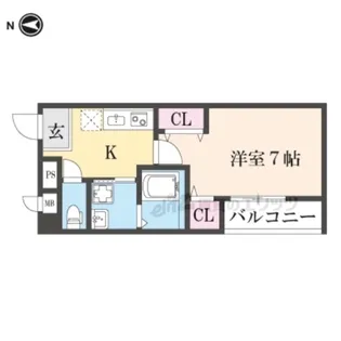 フジパレス阪急武庫之荘駅西?番館【3階】の間取り