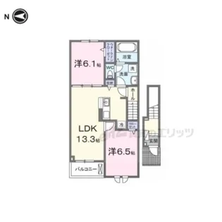 アルモニー【2階】の間取り