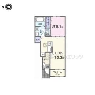 アルモニー【1階】の間取り