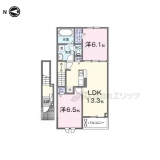 アルモニー【2階】の間取り