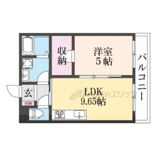 仮称)上島町B棟【3階】の間取り