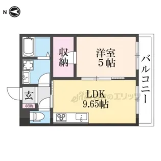 仮称)上島町B棟【2階】の間取り