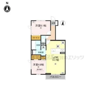 メゾンドピノ【103号室】の間取り