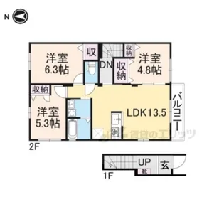 MARIO PARK【202号室】の間取り