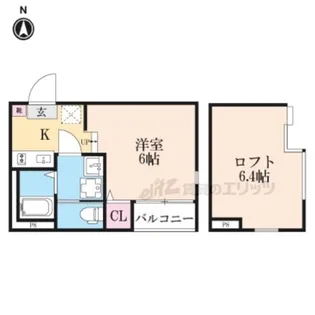 淀ヒルズ【2階】の間取り