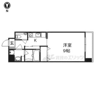 カンパネラ今出川【402号室】の間取り