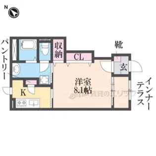 プランドール武庫【207号室】の間取り