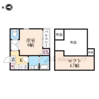HALE MAHALO【2階】の間取り