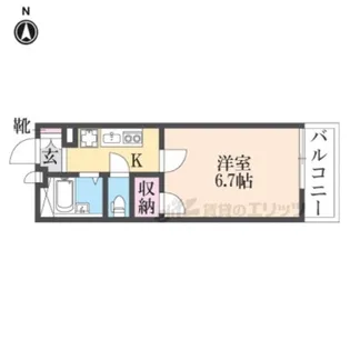 レオパレスデイジーヴィラ?【1階】の間取り