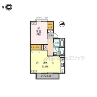 エトワール栄【1階】の間取り