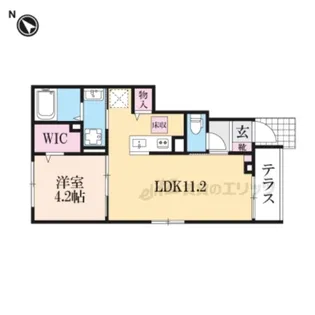 セレスティアⅠ【1階】の間取り