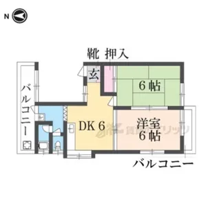 ロイヤルハイムパート8【201号室】の間取り