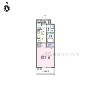 クレール蒼天【1階】の間取り