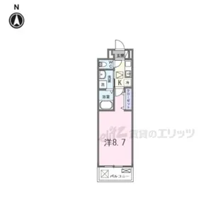 クレール蒼天【1階】の間取り