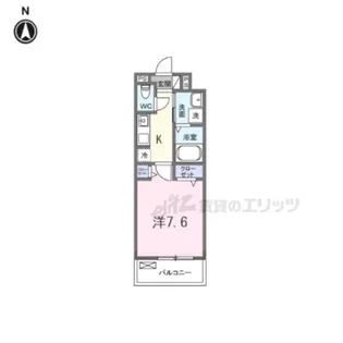 クレール蒼天【3階】の間取り