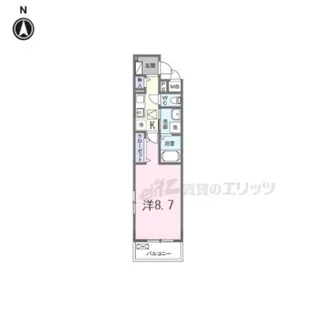 クレール蒼天【1階】の間取り