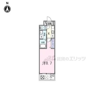 「クレール蒼天」【2階】の間取り