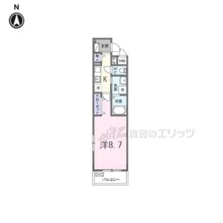 クレール蒼天【2階】の間取り
