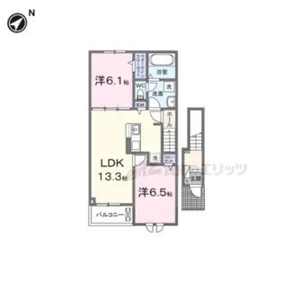 カーサルミノーゾ【2階】の間取り