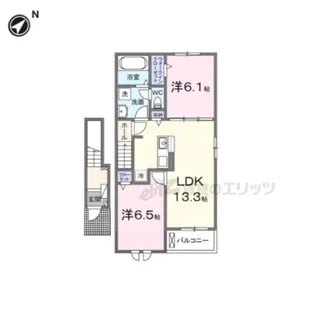 カーサルミノーゾ【2階】の間取り