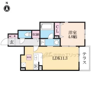 S MAISON(エスメゾン)(エスメゾン)【1階】の間取り