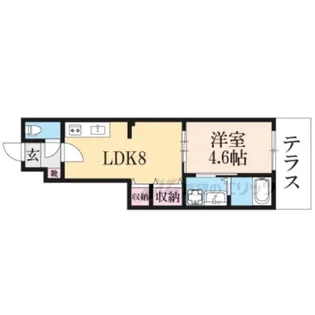 グレース草津【1階】の間取り