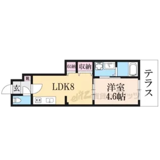 グレース草津【1階】の間取り