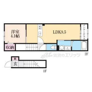 グレース草津【2階】の間取り