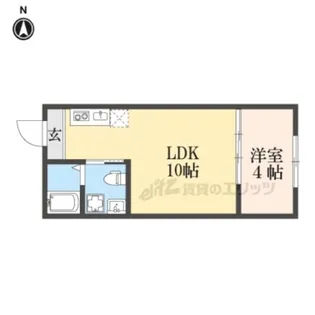 J-MAISON石山【102号室】の間取り