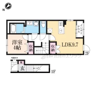 辻が花【203号室】の間取り