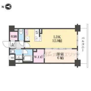 STANDZ西院【4階】の間取り
