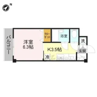 オークサンガ【2階】の間取り