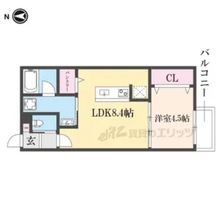 メゾン・ド・メグ湖南【303号室】の間取り