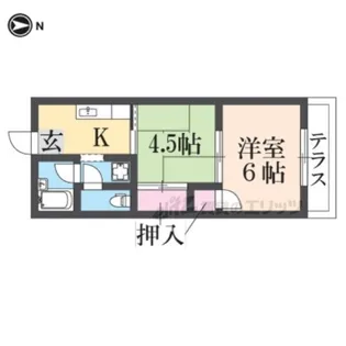 サニーハイツ【203号室】の間取り