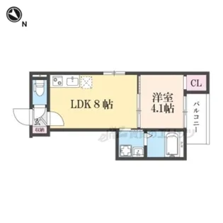 LIX京都桂川【2階】の間取り