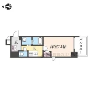 EsTRUTH KYOTO【6階】の間取り
