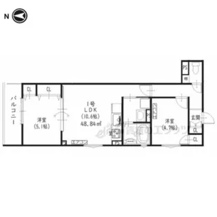 ラモーナ出口【2階】の間取り