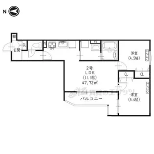 ラモーナ出口【2階】の間取り